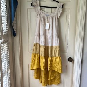 Moodie new with tags tiered hem dress